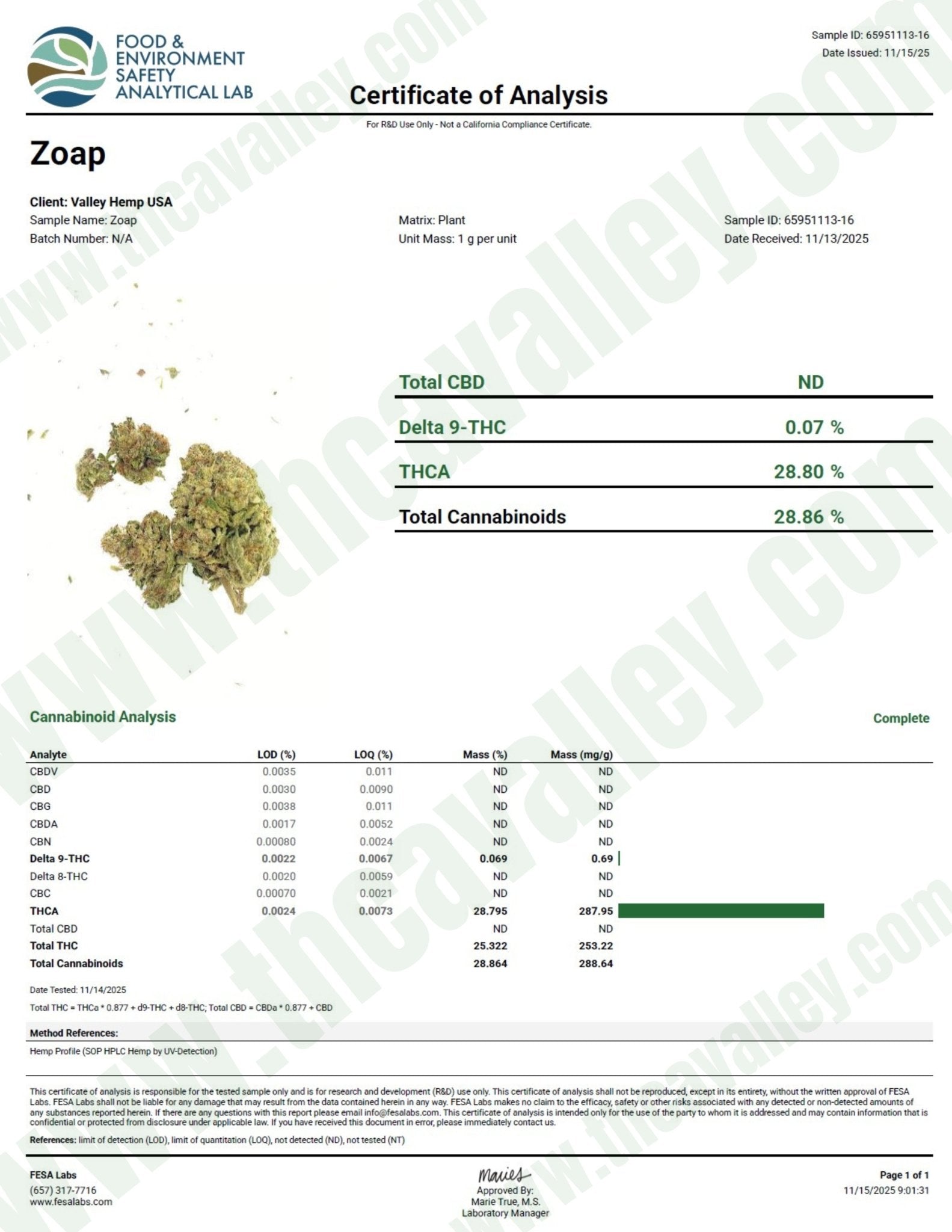 Zoap - Valley Hemp